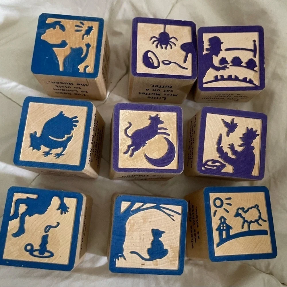 Uncle Goose - Nursery Rhyme Blocks - 9 blocks